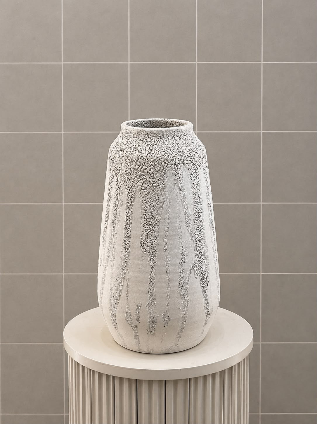 Vase No. 04 — Sculptural White Vase