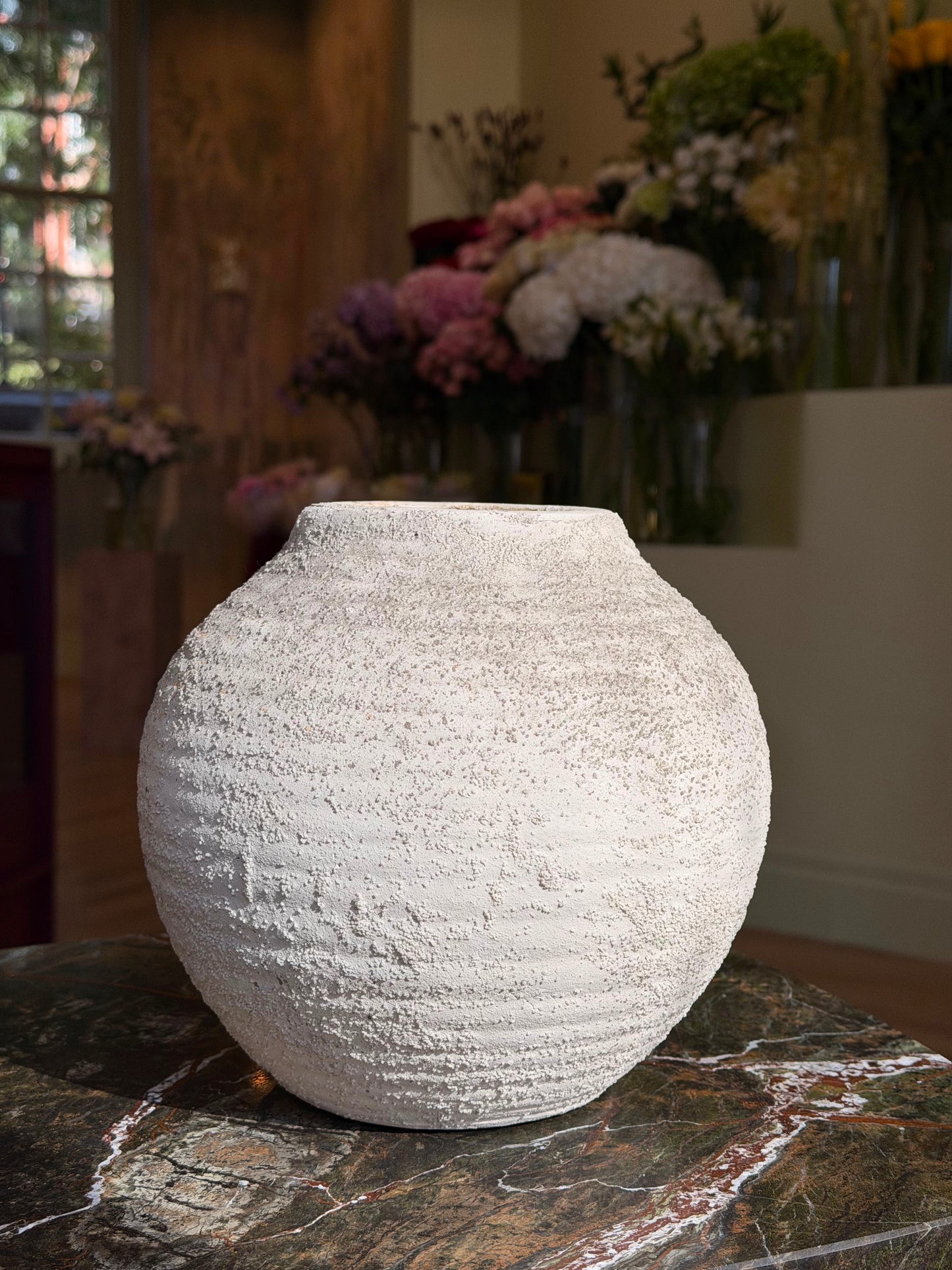 Vase 01 — Textured White Vase