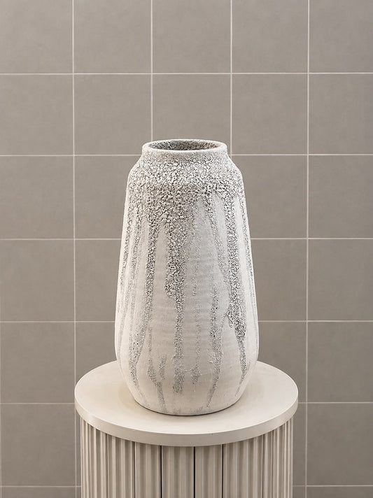 Vase No. 04 — Sculptural White Vase
