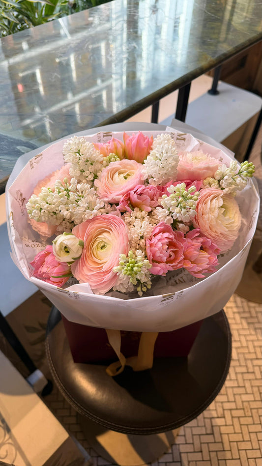 Mozart Blush Ranunculus Bouquet